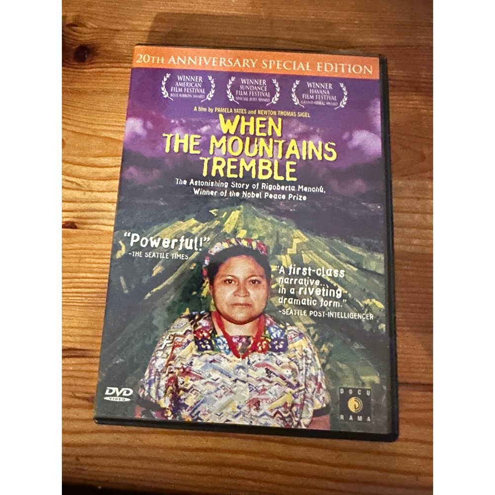 When the Mountains Tremble DVD 20th Anniversary Special Edition Rigoberta Menchu